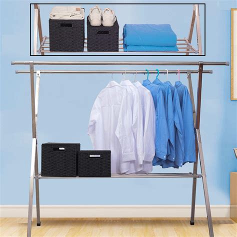 This is a dream and holds so much more5. RELIANCER Heavy Duty Large Stainless Steel Clothes Drying ...