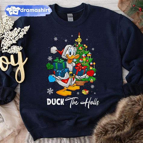 Donald Duck The Halls Christmas Sweashirt Disney