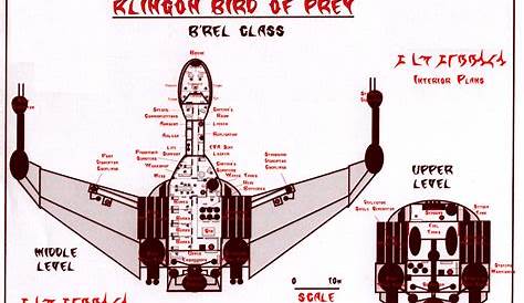 klingon bird of prey schematics