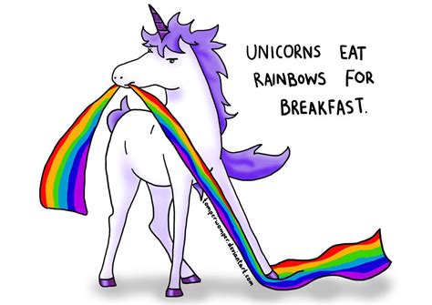 Unicorns Eat Rainbows By Tomperwomper Unicorn Life Real Unicorn