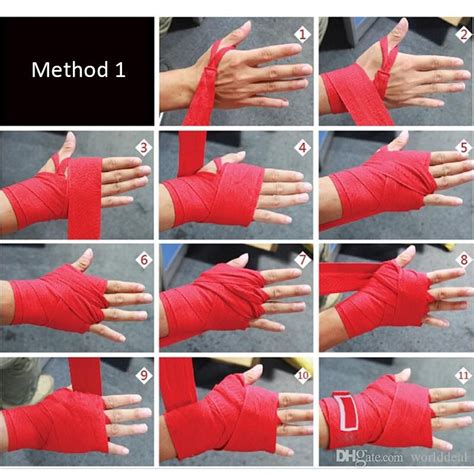 How To Wrap Boxing Wraps Right Hand Wiki Hows