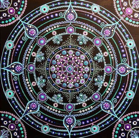 Mandala Painting Mandala Dot Painting Acrylic Painting Etsy Mandala