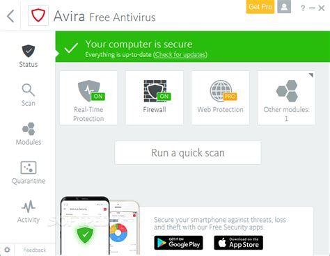 Avira antivirus is a powerful antivirus program that has many useful features. Download Avira Free Antivirus 15.0.1912.1683