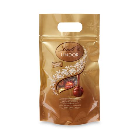 Lindt Lindor Assorted Chocolate Truffles Bag 1kg