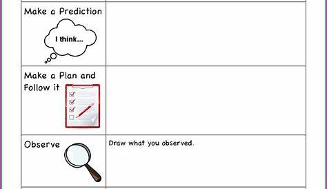 Fourth Grade Science Experiment Worksheet