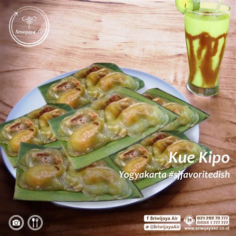 Kue Kipo adalah jajanan khas Kotegede. Rasanya manis dan bentuknya