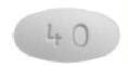40 Pill Images White Elliptical Oval RegTech