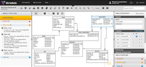 Online Or Desktop Er Diagram Tool Vertabelo Database Modeler My Xxx