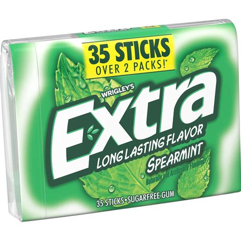 Extra Spearmint Sugar Free Chewing Gum 35 Piece Pack