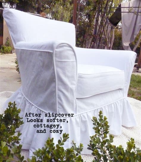 If you love club chairs, then you love keeping them clean and argstar velvet armchair slipcover, chair covers for living room velvet, armchairs cover velvet, 1. Cottage by Design with Trish Banner: White Denim Chair ...