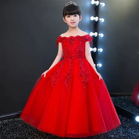 Design 35 Of Red Wedding Dresses For Kids Freefootball Tv