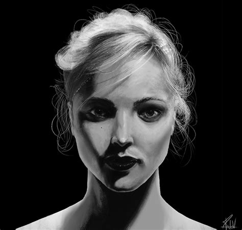 Portrait In Black And White On Behance