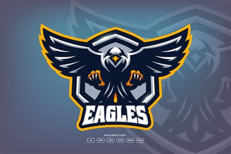 Eagle Esport Logo Graphic Templates Envato Elements