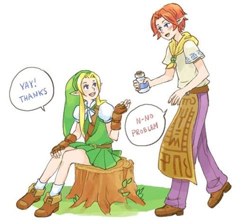 The Legend Of Zelda Ocarina Of Time Genderbend Legend Of Zelda