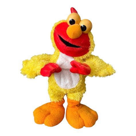 Vintage 2001 Mattel Chicken Dance Elmo Vintage Sesame Etsy