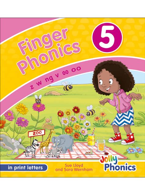 Finger Phonics Book 5 In Print Letters — Jolly Phonics