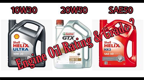 Engine Oil Codes And Grades Sae Number Of Engine Oil Single Grade Oil