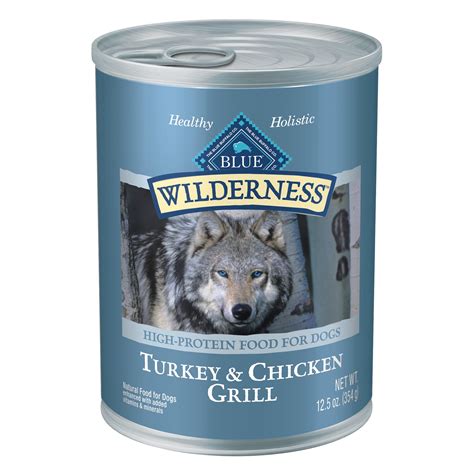 Blue Buffalo Blue Wilderness Turkey And Chicken Grill Wet Dog Food 125