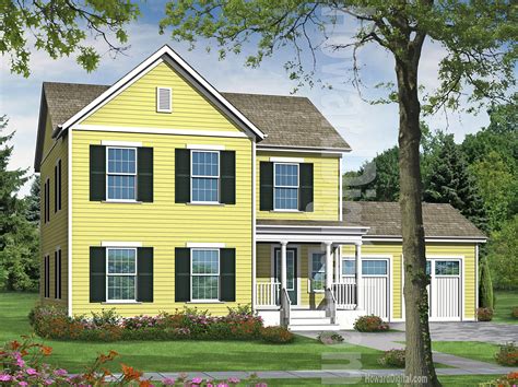 House Illustration Home Rendering Hardie Design Guide Homes