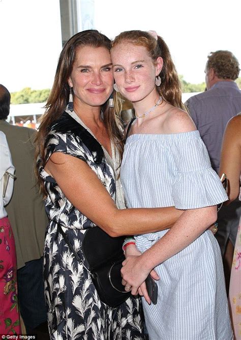 Brooke Shields Attends The Hampton Classic With Daughter Grier Brooke