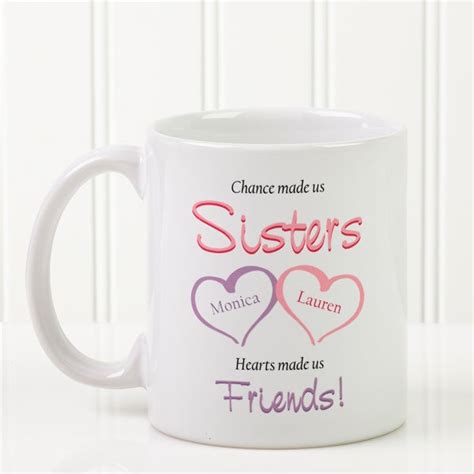 Personalized Those Sisters Are The Perfect Best Friends Coffee Mug