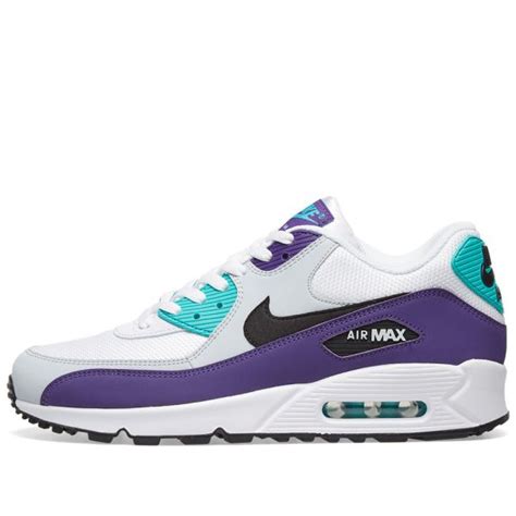 Nike Air Max 90 Essential White Jade And Purple End Us