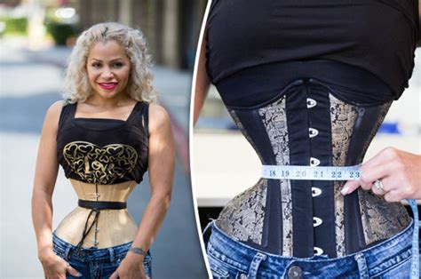 Waist Training Mum Wears Corset Hours A Day To Maintain Inch