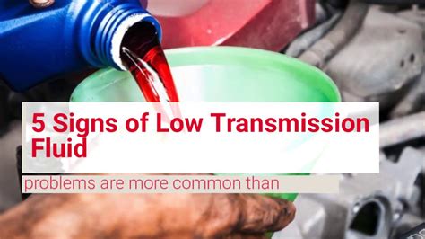 Five Signs Of Low Transmission Fluid Youtube