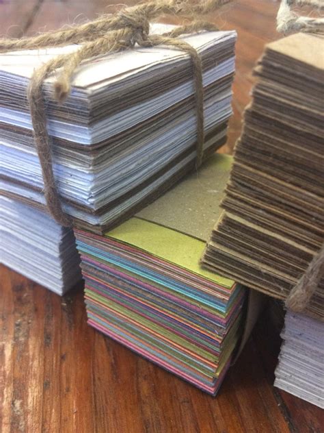 Sale 100 Cut 2x3 Sheets Of Handmade Paper Recycled Paper Homemade