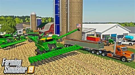 Visiting A 25000000 Mega Farm Iowa Series Farming Simulator 19