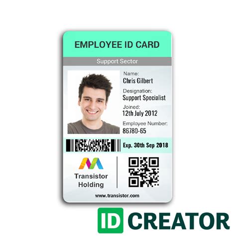 Download 26 Microsoft Word Vertical Id Card Template Word Free