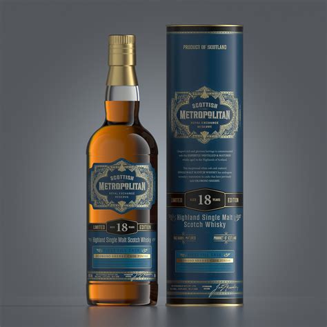 Scottish Metropolitan Single Malt Scotch Whisky On Behance
