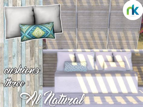 The Sims Resource Nikadema Al Natural Cushions Three