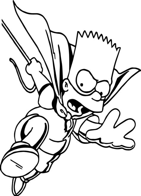 Simpsons Coloring Pages Free Printable Coloring Pages