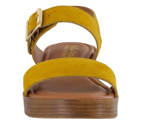 Bella Vita Adjustable Leather Sandals Tay Italy