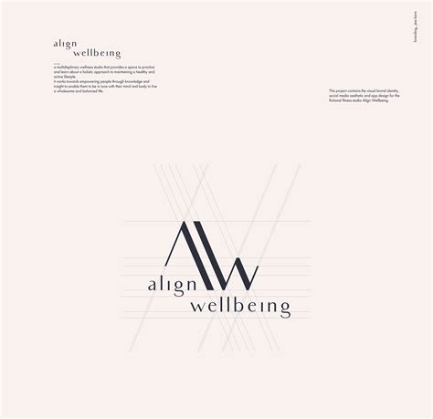 Align Wellbeing Studio Branding On Behance