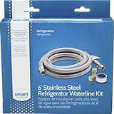 Pictures of Smart Choice Stainless Steel Refrigerator Waterline Kit