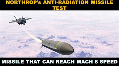 Northrop Grumman Tests Anti Radiation Missile Youtube