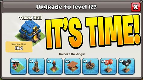 How To Prepare For A New Town Hall Level Clash Of Clans Youtube