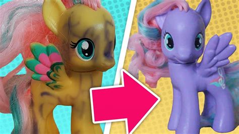 Mlp Custom Transformation Ooak My Little Pony Doll Repaint Youtube