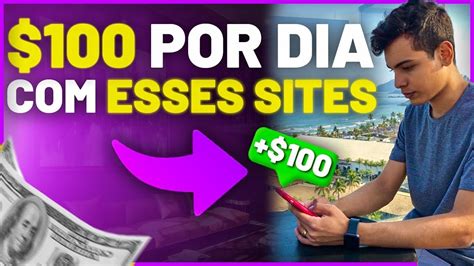 ESSES SITES PAGAM DE VERDADE ATÉ REAIS POR DIA Sites Para Ganhar Dinheiro na Internet