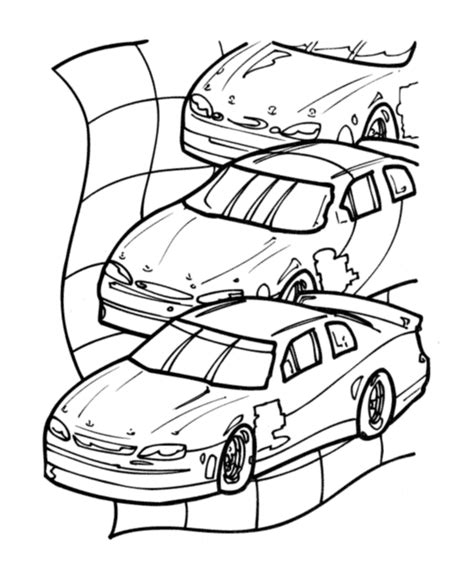 Can you provide the finishing touches by adding color? Race Car Coloring Pages To Print - Coloring Home