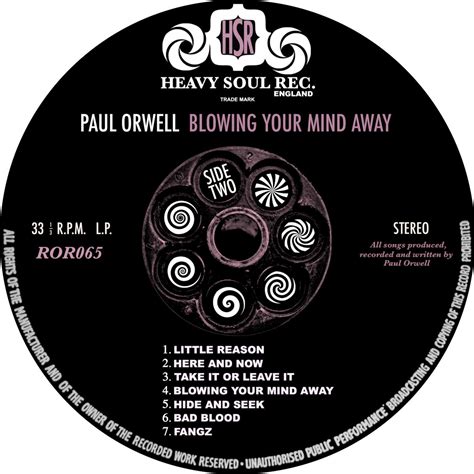 Blowing Your Mind Away Paul Orwell Paul Orwell Heavy Soul Records