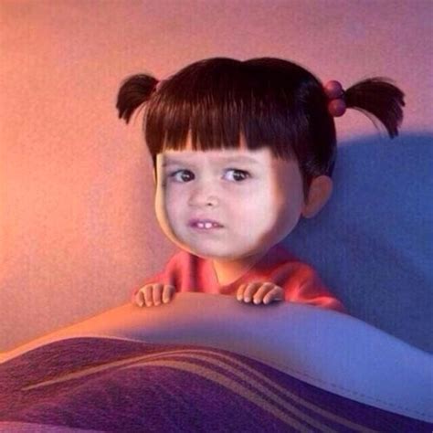 Unimpressed Chloe Is Boo From Monsters Inc