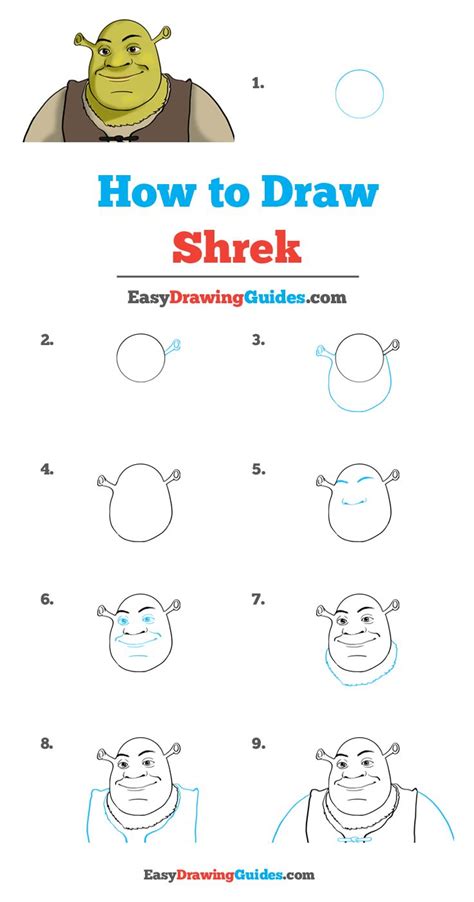 Https://tommynaija.com/draw/how To Draw A Shrek