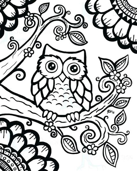 Try these owl coloring pages with your avian expert. Cute Cartoon Owl Coloring Pages at GetColorings.com | Free ...