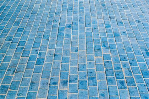 Blue Tiles Floor Stock Photo Image Of Modern Geometric 89271360