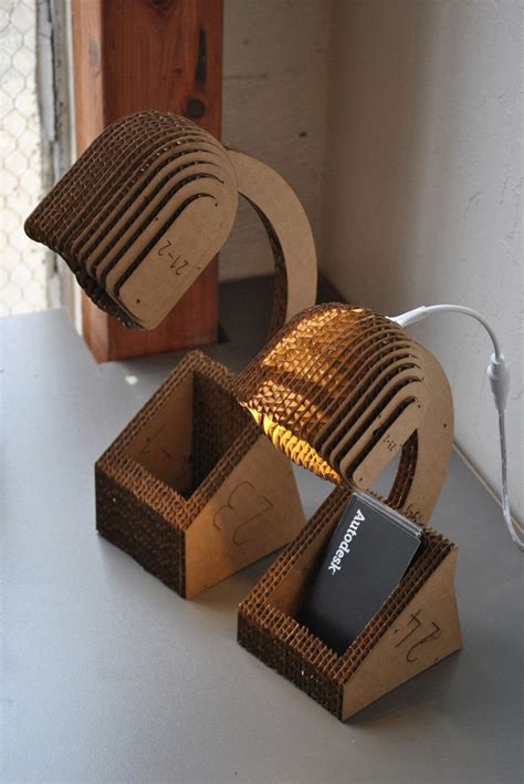 Diy 20 Creative Cardboard Lamp Ideas Cardboard Design Cardboard