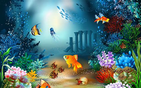 Animals underwater wallpapers hd water marine life. Life Underwater Wallpapers - Wallpaper Cave