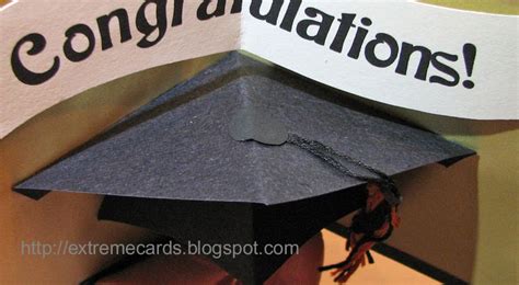 Graduation Cap Pop Up Card Tutorial